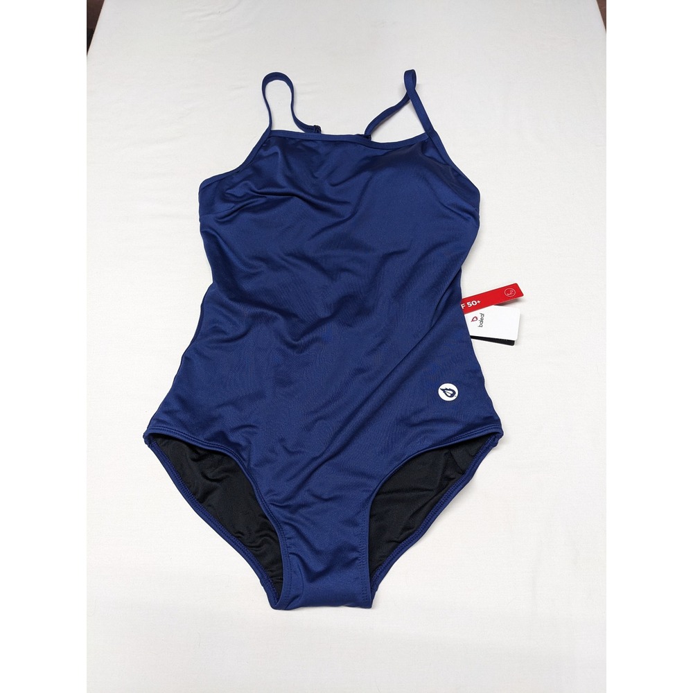 Baleaf‎ Navy Blue One Piece Athletic Swimsuit UPF 50+ Training Swimwear Size 36